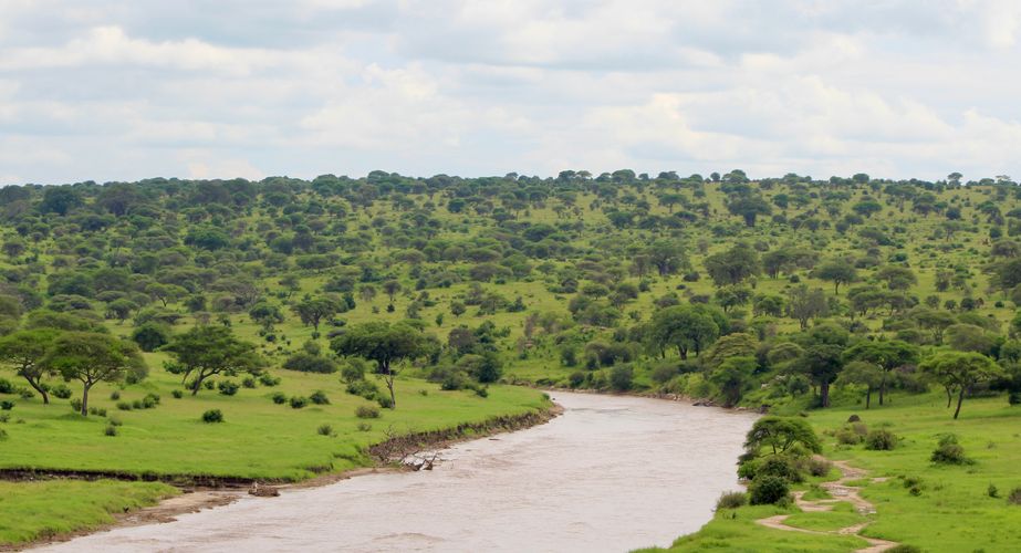 Mooie landschappen game drive